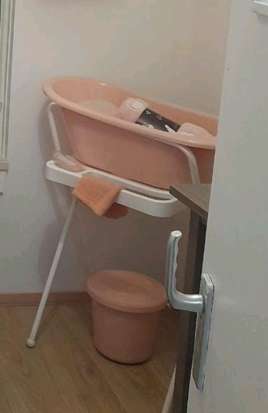 babybadje, Ophalen of Verzenden, Zo goed als nieuw, Badje, Standaard