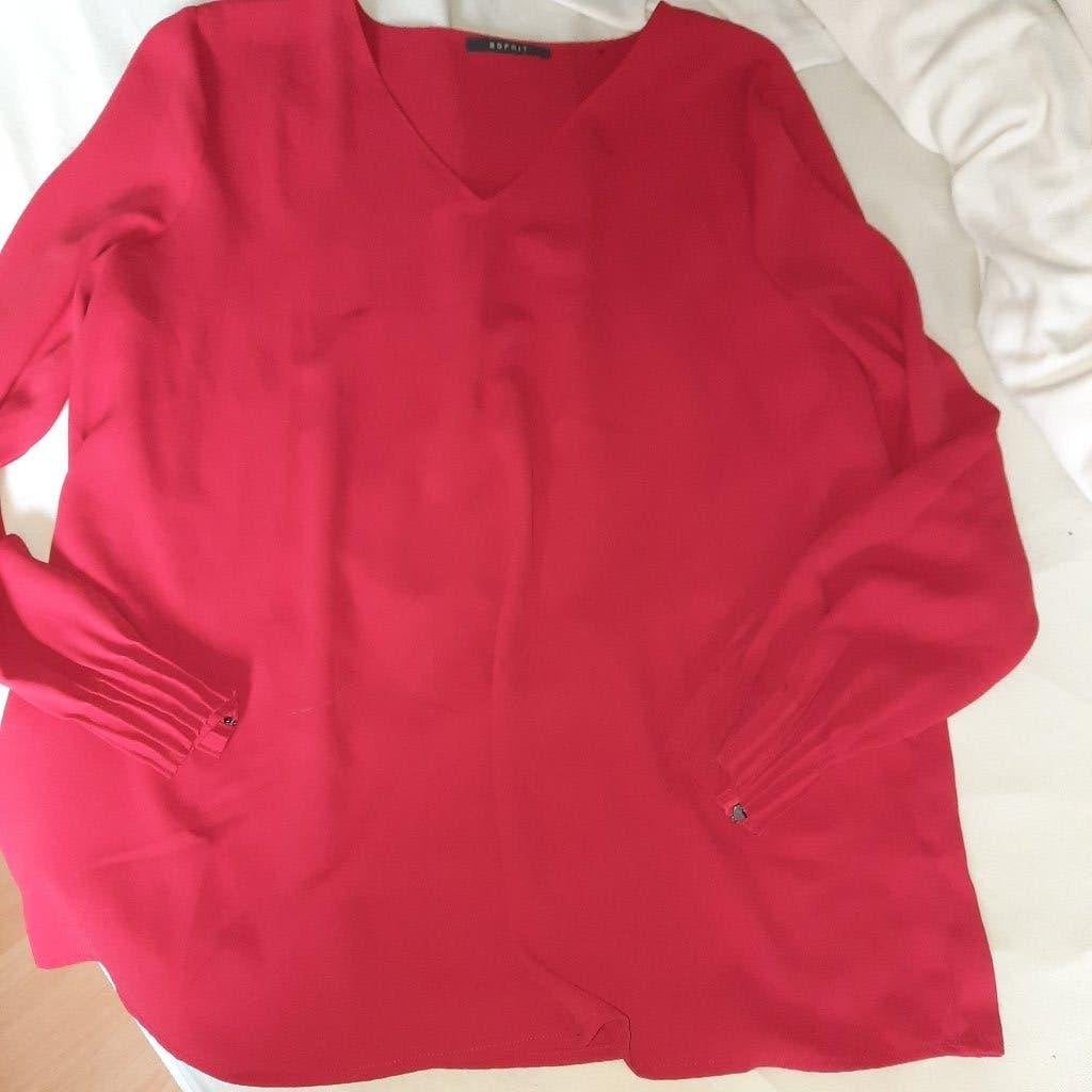 Rode blouse 44 esprit, Verzenden, Maat 42/44 (L), Zo goed als nieuw, Rood