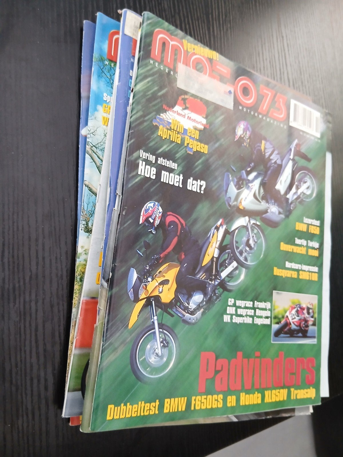 Stapel 23st Moto73 tijdschriften 1999 & 2000 + Kalender 1998, Ophalen of Verzenden, Gelezen, Sport en Vrije tijd