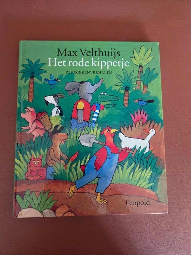 Max Velthuijs - Het rode kippetje (Zes dierenverhalen), Ophalen of Verzenden, Zo goed als nieuw, Max Velthuijs, 3 tot 4 jaar