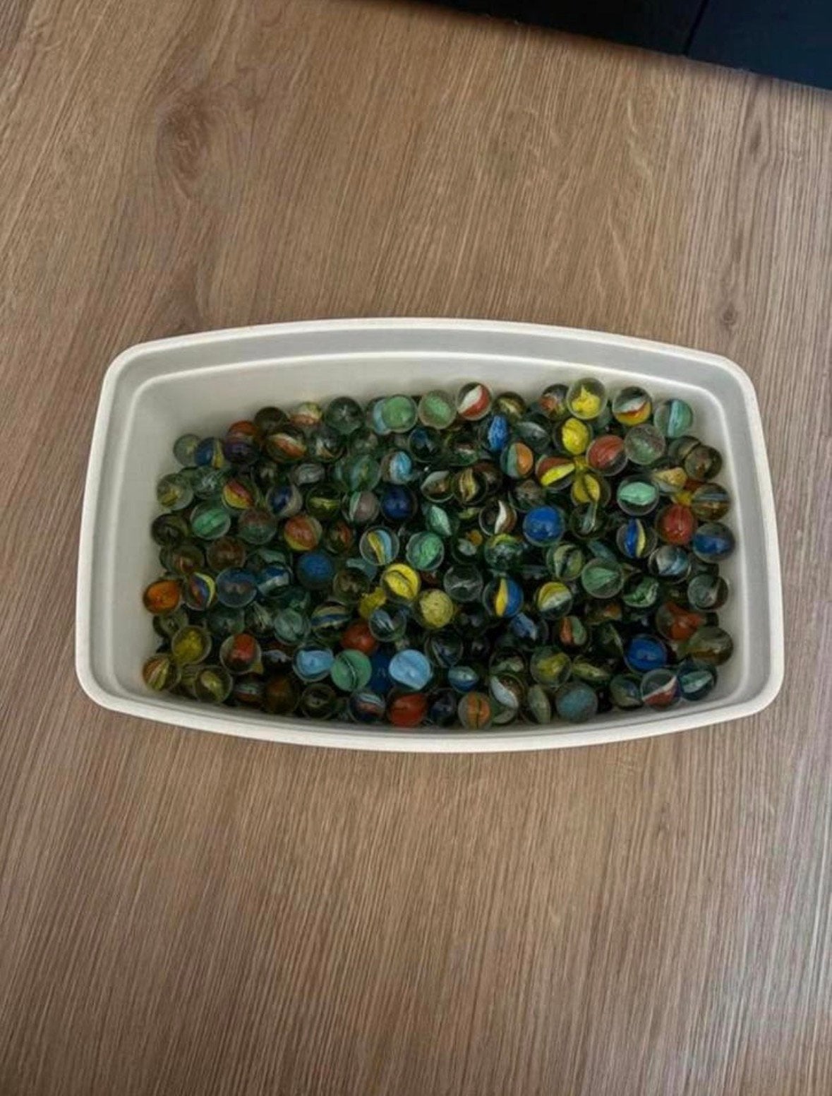 Bak met knikkers, Ophalen of Verzenden, Zo goed als nieuw