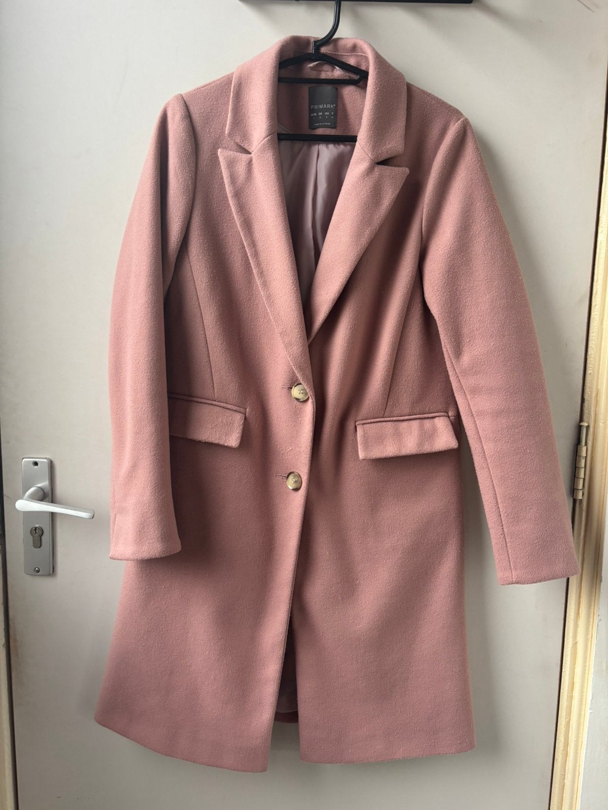 Lange jas Primark maat 32/34, Ophalen of Verzenden, Gedragen, Maat 34 (XS) of kleiner, Roze