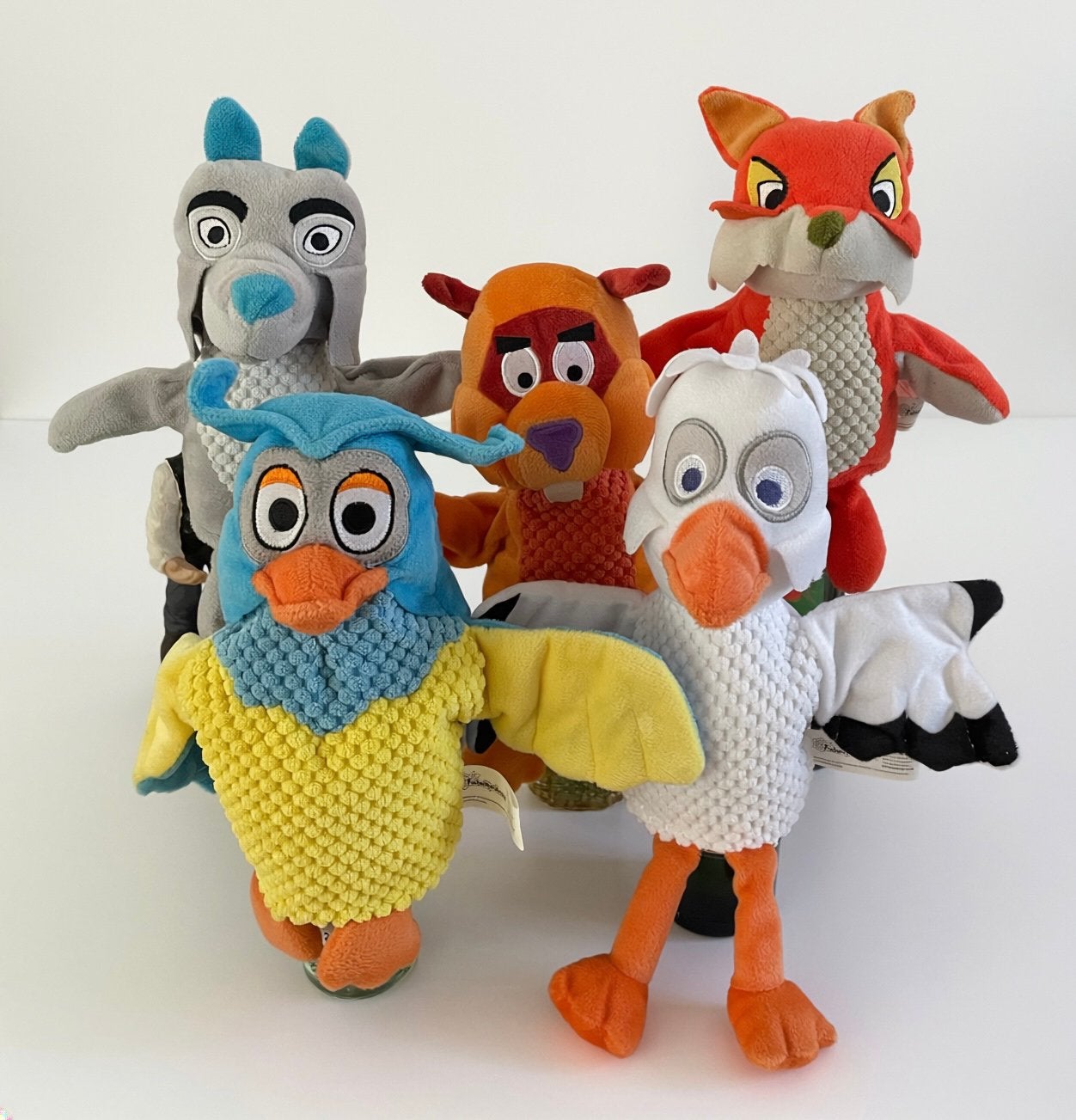 5 x Fabeltjeskrant handpoppen compleet in nieuwstaat!, Ophalen of Verzenden, Zo goed als nieuw, Overige typen