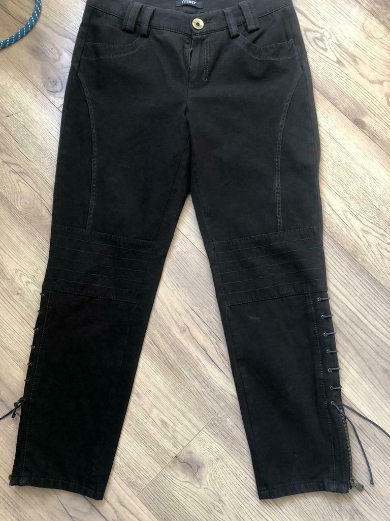 ROSNER zwarte broek met veters maat 40 odel BeNTA, Maat 38/40 (M), Zwart, Ophalen of Verzenden, Zo goed als nieuw