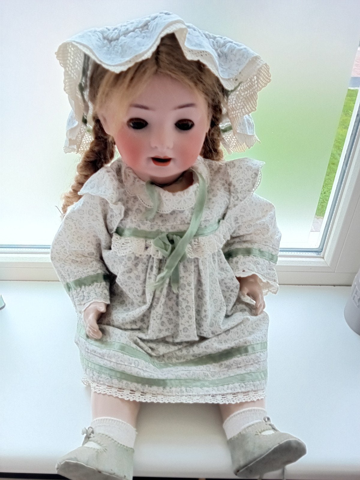 antieke porseleinen pop plm 1910, Ophalen of Verzenden