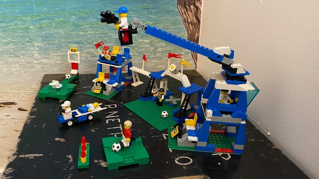 Lego 3408, 1428, 1430 super sport coverage voetbal, Ophalen of Verzenden, Zo goed als nieuw, Complete set, Lego
