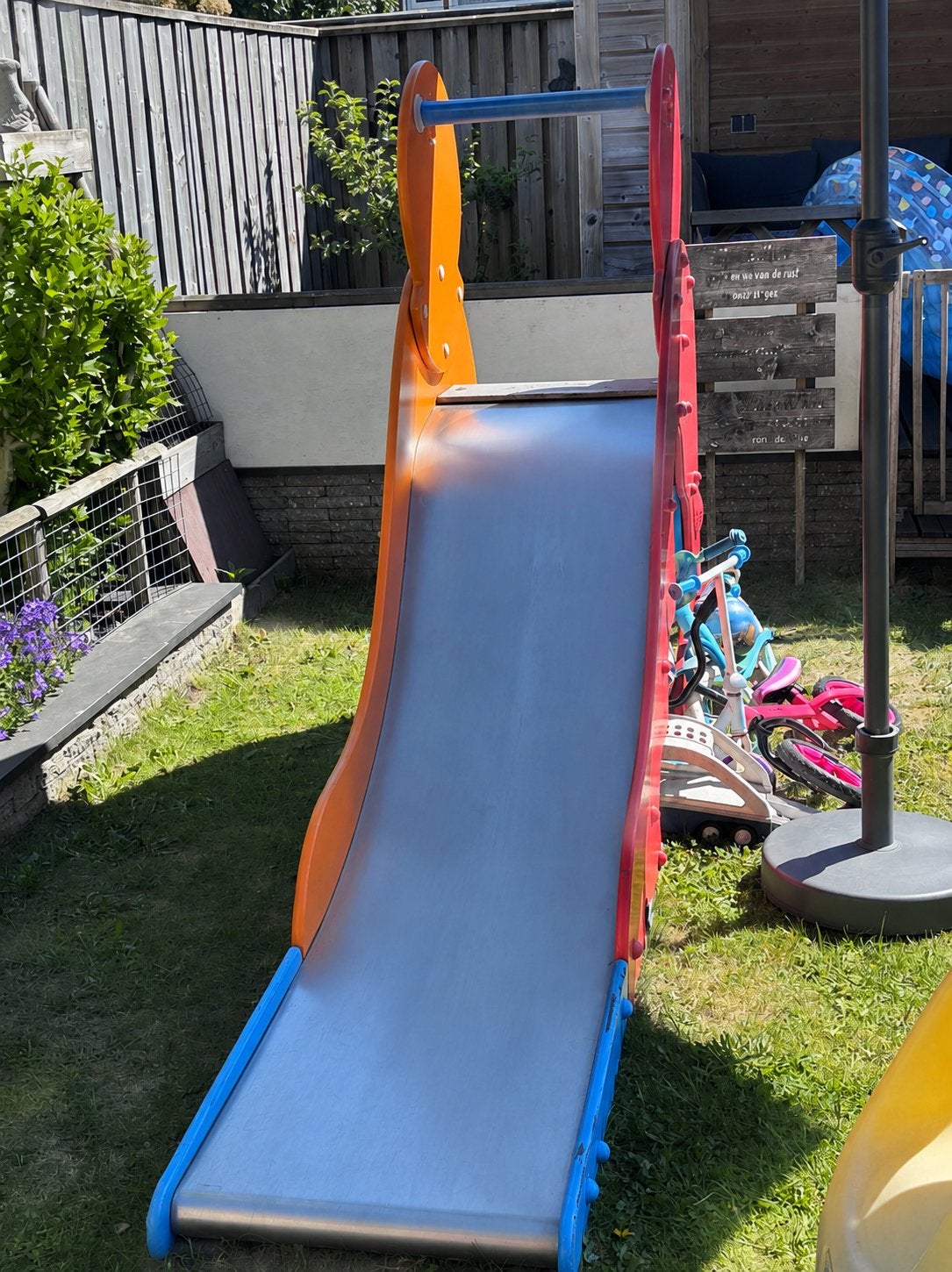 Buiten glijbaan, Kinderen en Baby's, Speelgoed | Buiten | Speeltoestellen, Ophalen, Zo goed als nieuw, Glijbaan
