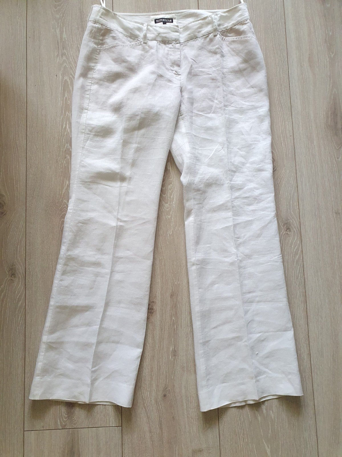 Broek Maat 42. Superstar. Off White, Kleding | Dames, Wit, Maat 42/44 (L), Ophalen of Verzenden, Zo goed als nieuw