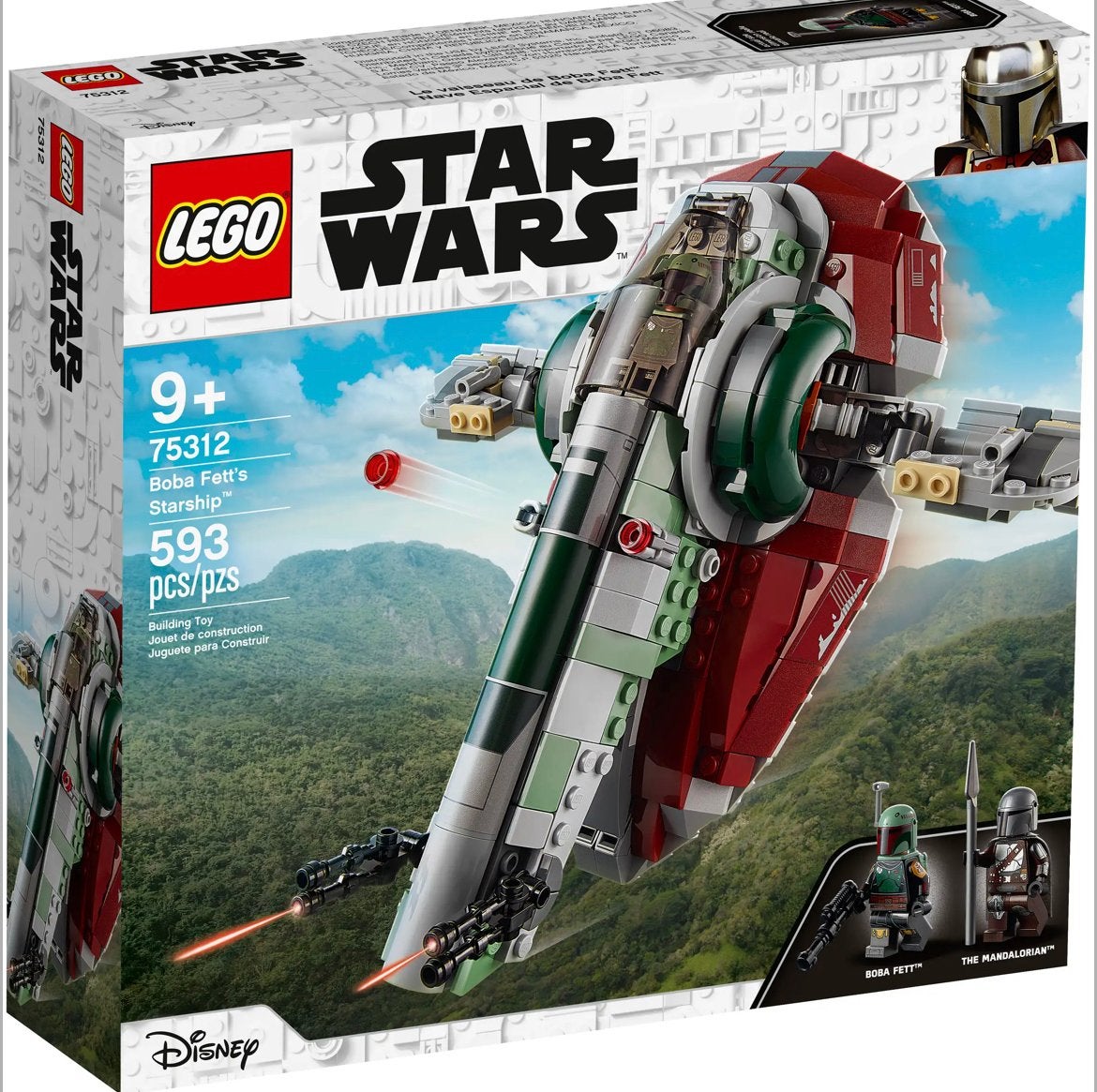 LEGO Star Wars 75312 Boba Fett's Starship, Star Wars, Lego, Ophalen of Verzenden, Zo goed als nieuw