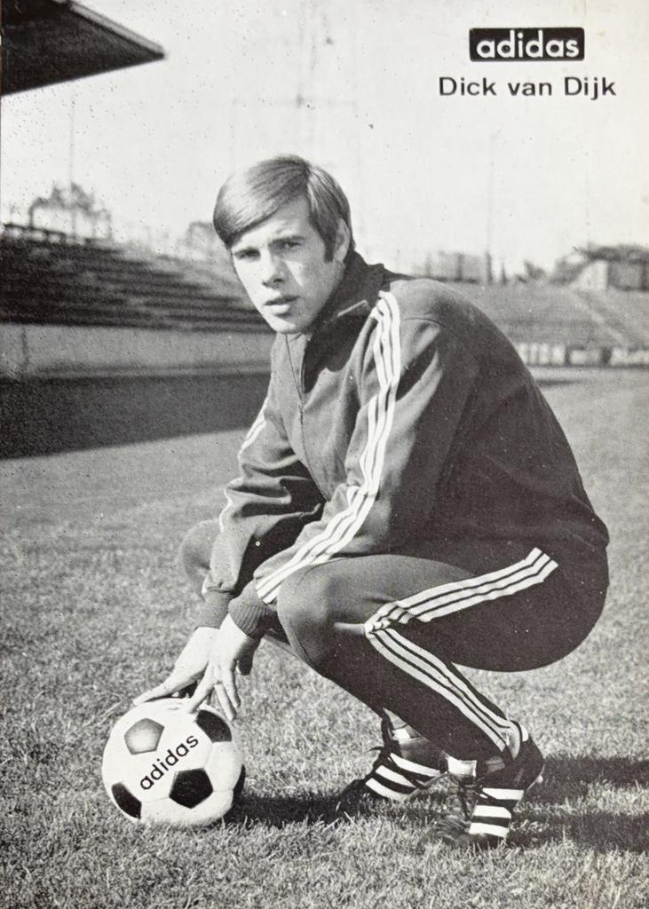 Adidas Spelerskaart Dick van Dijk - FC Twente Enschede, Ophalen of Verzenden, Zo goed als nieuw, F.C. Twente, Spelerskaart