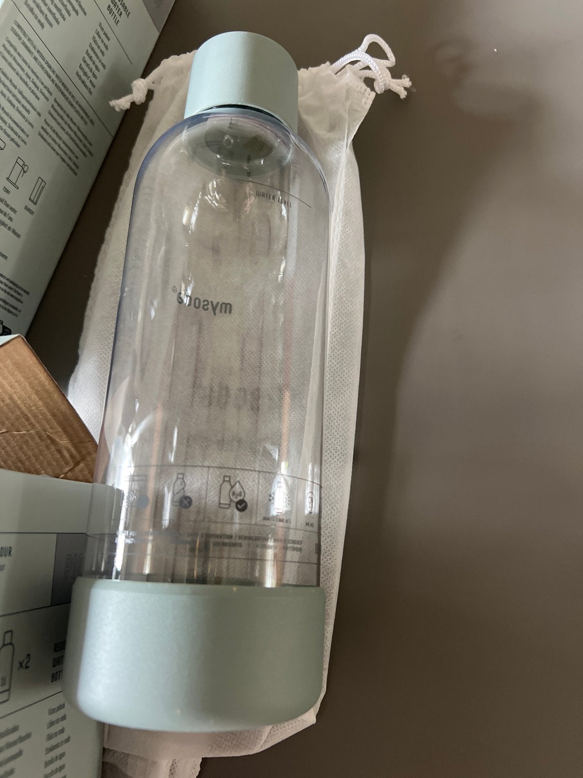 Mysoda bruiswaterflessen - Set van 3, Ophalen of Verzenden, Zo goed als nieuw