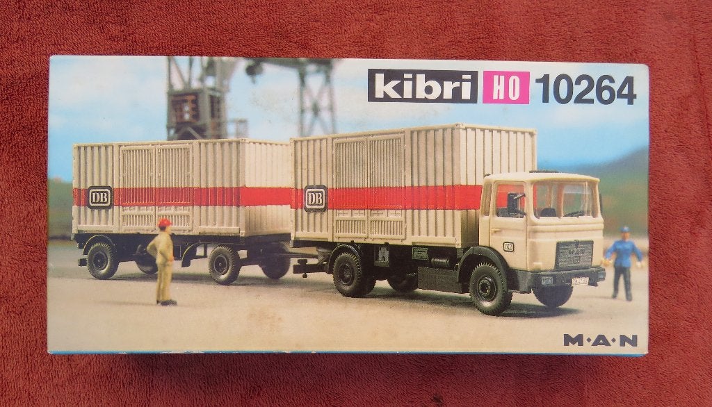 Kibri 10264. MAN vrachtwagen combinatie. DB, Overige merken, Gelijkstroom of Wisselstroom, Overige typen, Nieuw