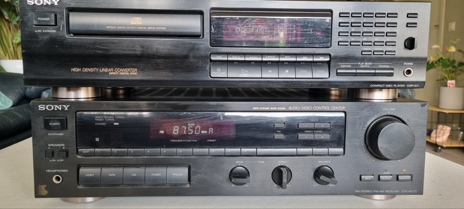 Sony receiver, Ophalen