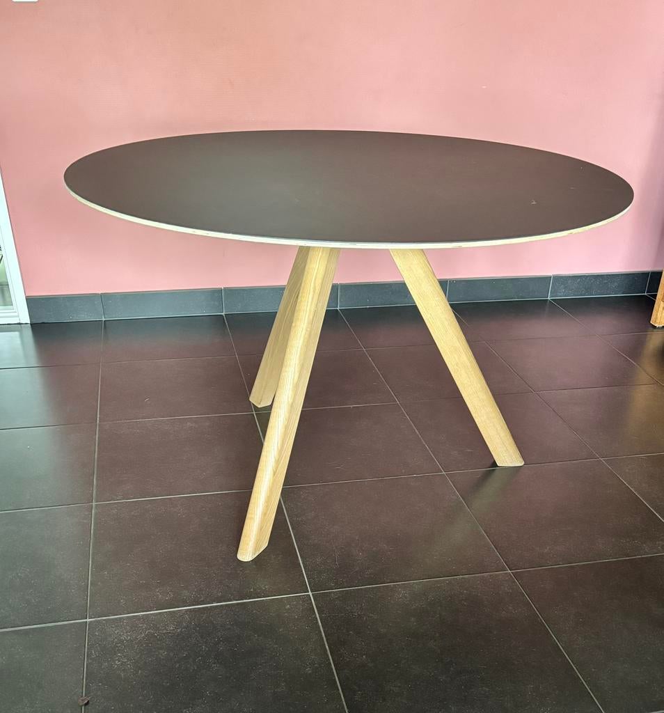 HAY CPH 20 Ronde Eettafel, Huis en Inrichting, Tafels | Eettafels, Ophalen, 100 tot 150 cm, Zo goed als nieuw, Vier personen