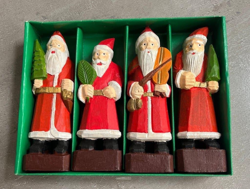 Te koop houtgesneden kerstfiguren +/- 15 cm hoog, Ophalen of Verzenden, Nieuw