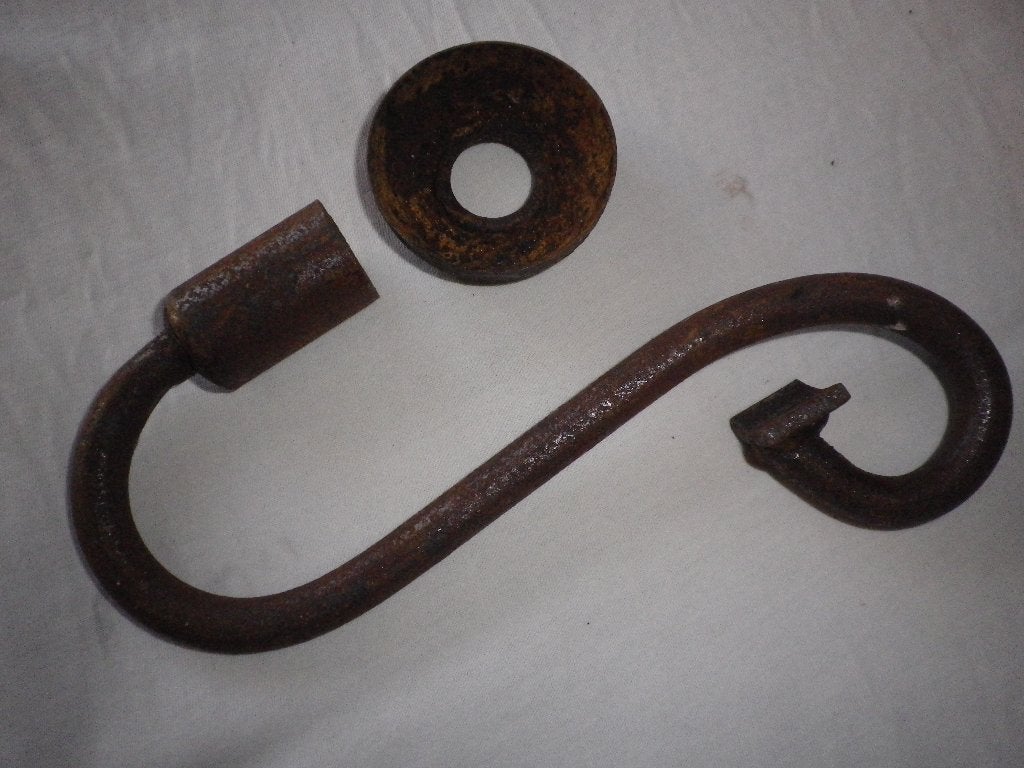 roestbruine hangkandelaar, Ophalen of Verzenden, Zo goed als nieuw, Kandelaar, 21 cm