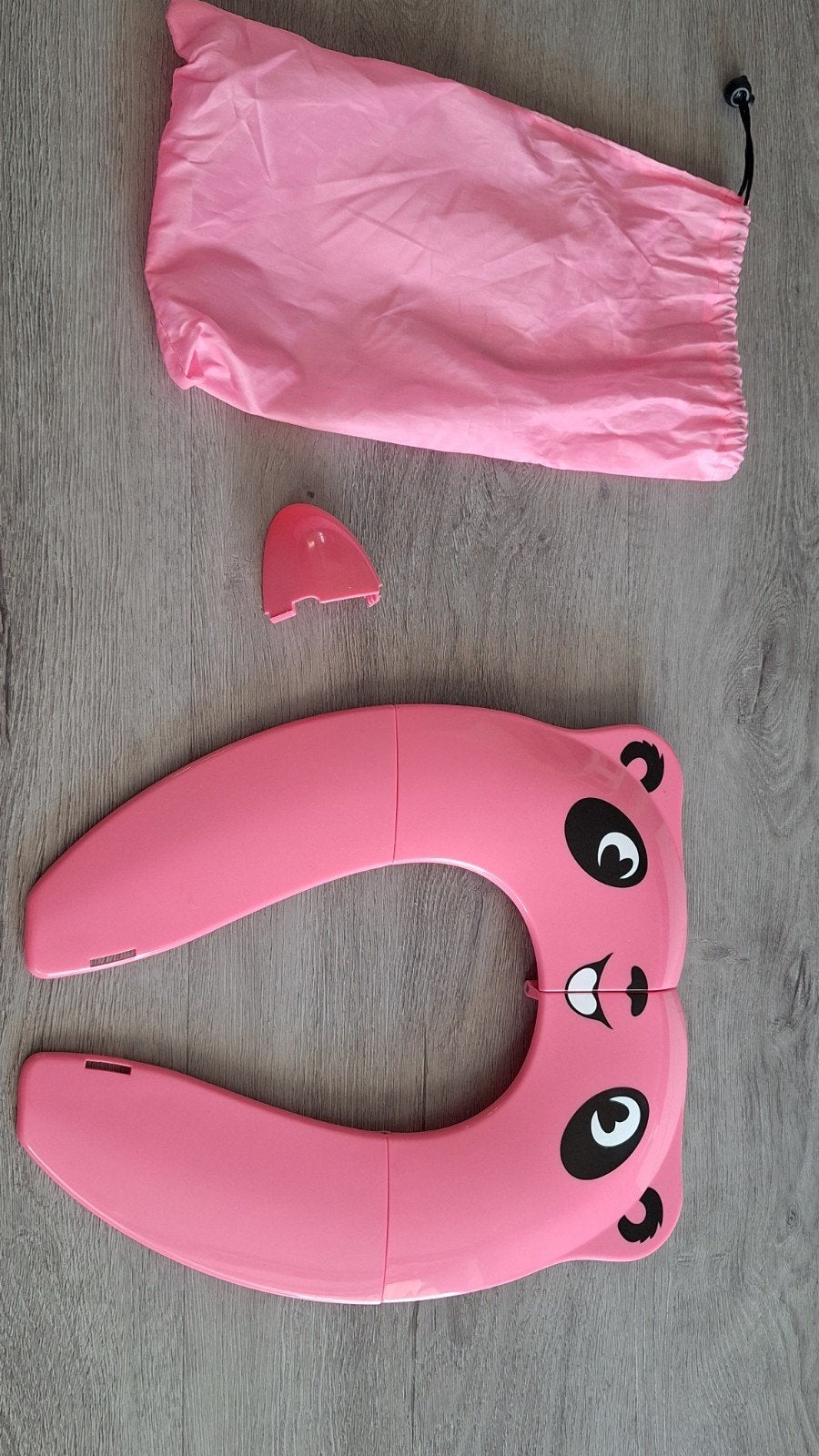Opvouwbare kinder wc-bril / potje - Roze met tasje, Ophalen of Verzenden, Zo goed als nieuw