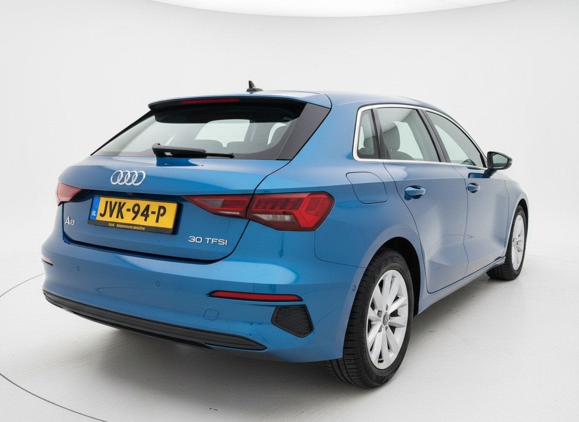 Audi A3 Sportback 30 TFSI PRO LINE VIRTUAL/NAVI/CRUISE/CARPL, Auto's, Audi, 1195 kg, Gebruikt, Blauw, Origineel Nederlands