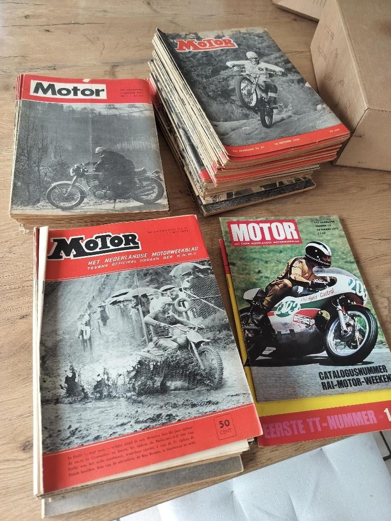 oude magazines motor 1968-1972 140 stuks, Boeken, Motoren, Ophalen of Verzenden, Gelezen