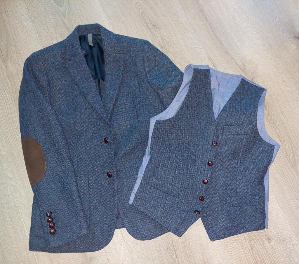 River Woods colbert en gilet maat 14/164, River Woods, Ophalen of Verzenden, Zo goed als nieuw, Jongen