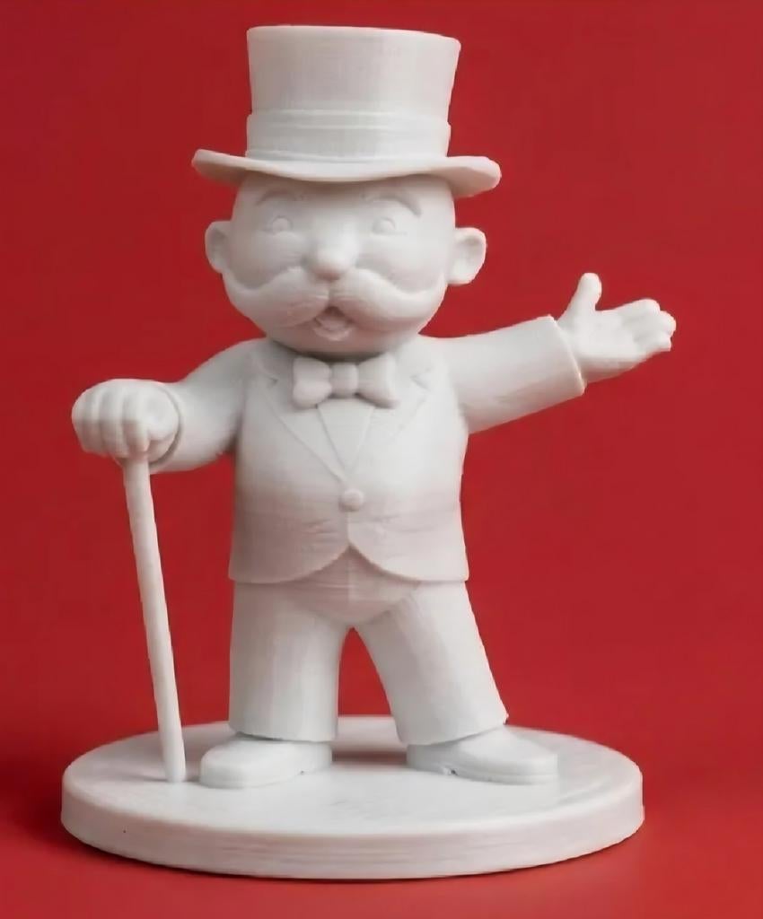 Monopoly Man beeldje - Mr. Monopoly figuur, Ophalen of Verzenden, Nieuw