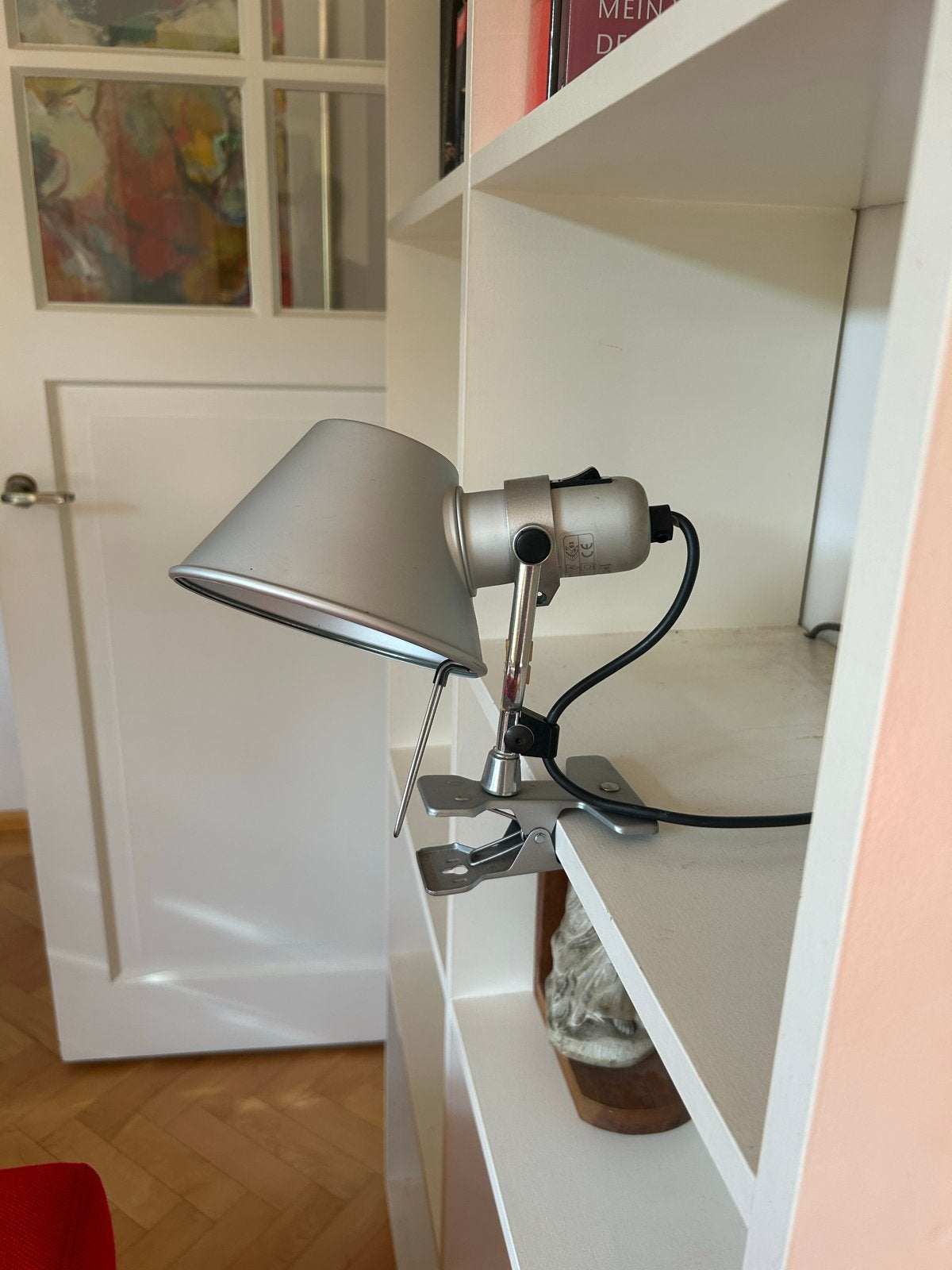 Artemide Tolomeo Micro Pinza - Mat Zilver, Overige merken, Zo goed als nieuw, Zilver, Modern
