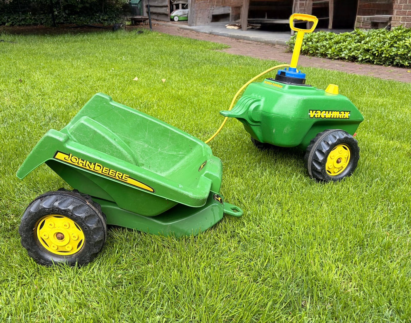 John Deere traptractor + aanhangers ,graafArm,tank,voorlader, Kinderen en Baby's, Speelgoed | Buiten | Voertuigen en Loopfietsen