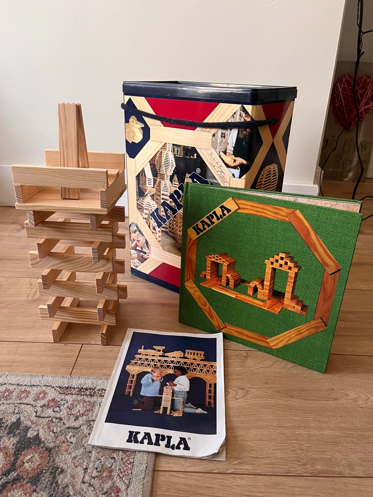 Kapla 200 stuks + kapla boek, Kinderen en Baby's, Ophalen, Zo goed als nieuw, Overige merken