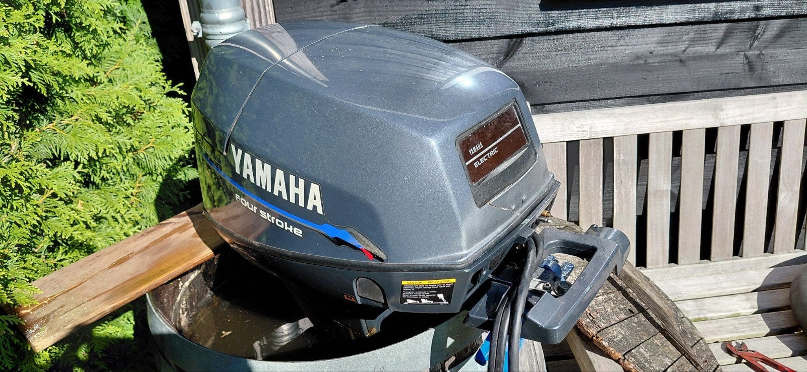 Yamaha 9.9 pk voor Etap 22i (elektrische start), Watersport en Boten, Buiten- en Binnenboordmotoren, Ophalen, 10 tot 30 pk, Gebruikt