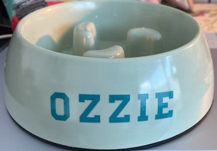 Hondenvoerbak anti-schrok met naam te personaliseren, Ophalen of Verzenden, Anti-schrok