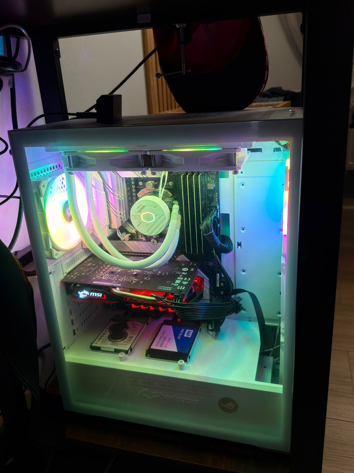 Custom pc, Computers en Software, Desktop Pc's, Ophalen, Zo goed als nieuw, Gaming, SSD