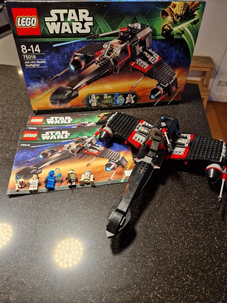 LEGO Star Wars 75018 Jek-14's Stealth Starfighter, Gebruikt, Inclusief instructies, Star Wars, Lego