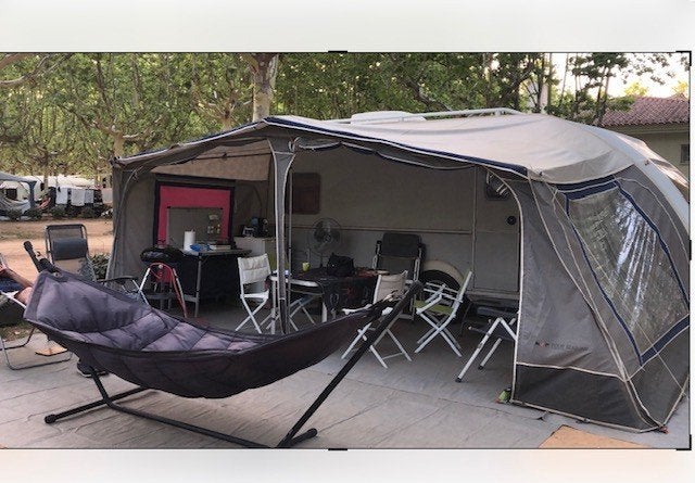 Kip Hyline 50 TDB, Caravans en Kamperen, Rondzit, Kip, Frans bed, Particulier