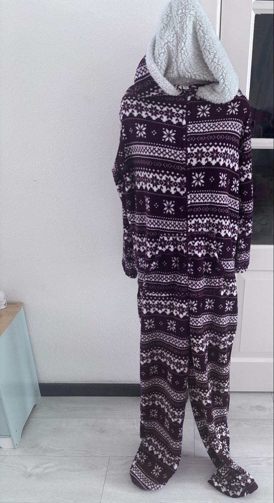 Warme Onesie Winter Maat L/XL - Ideaal voor koude dagen, Ophalen of Verzenden, Gedragen