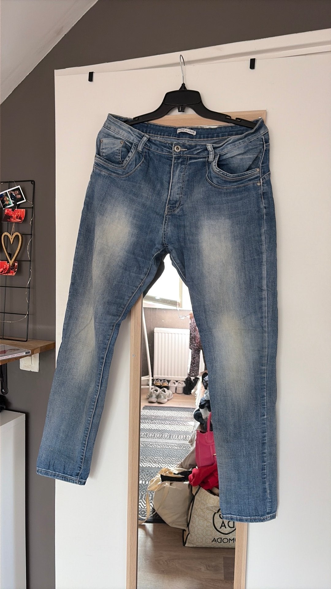 Spijkerbroek dames, Verzenden, Gedragen, Blauw, W33 - W36 (confectie 42/44)