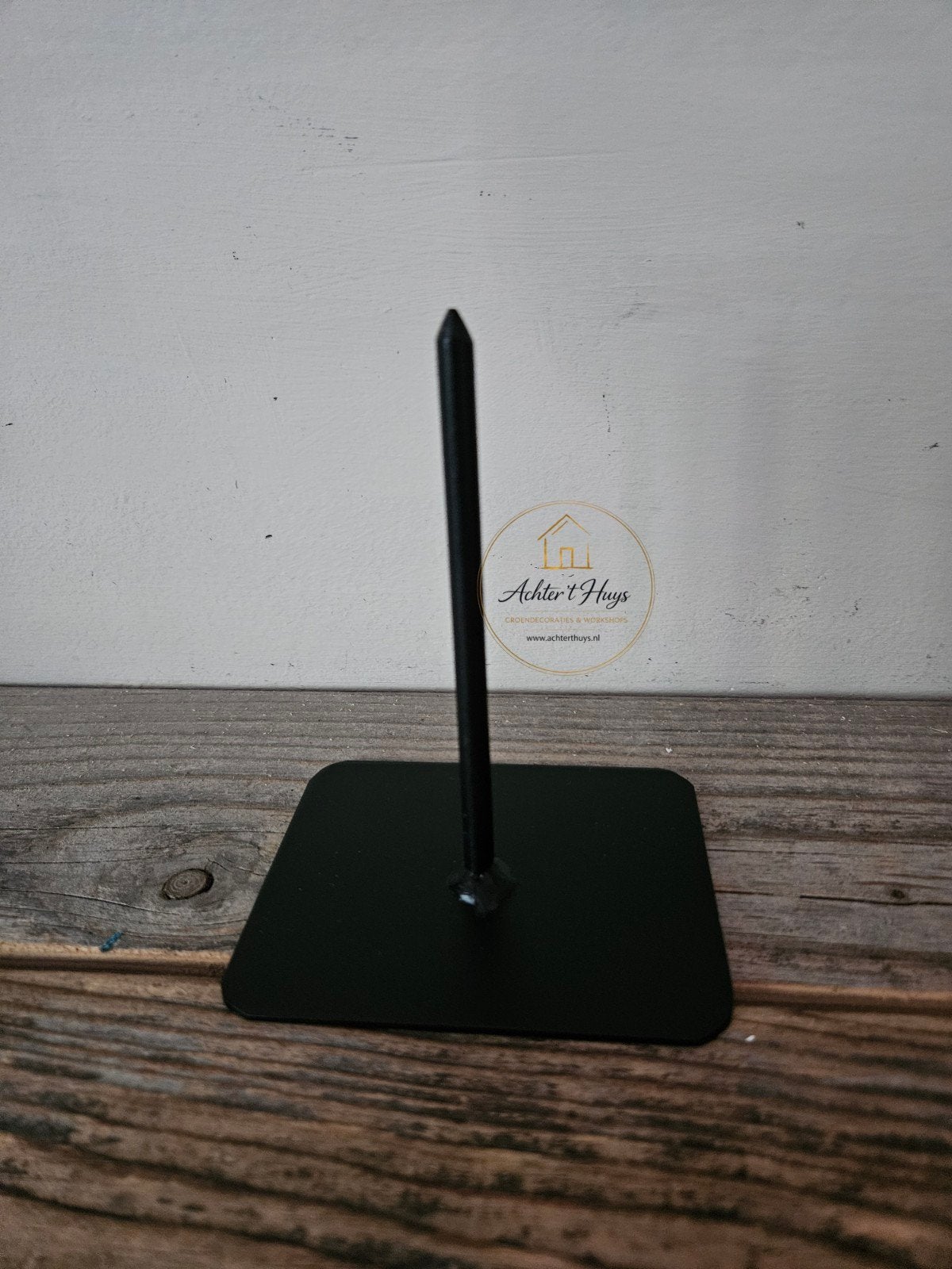 Metalen staander  - standaard - pin voor krans, Huis en Inrichting, Ophalen of Verzenden, Nieuw, Krans, Metaal