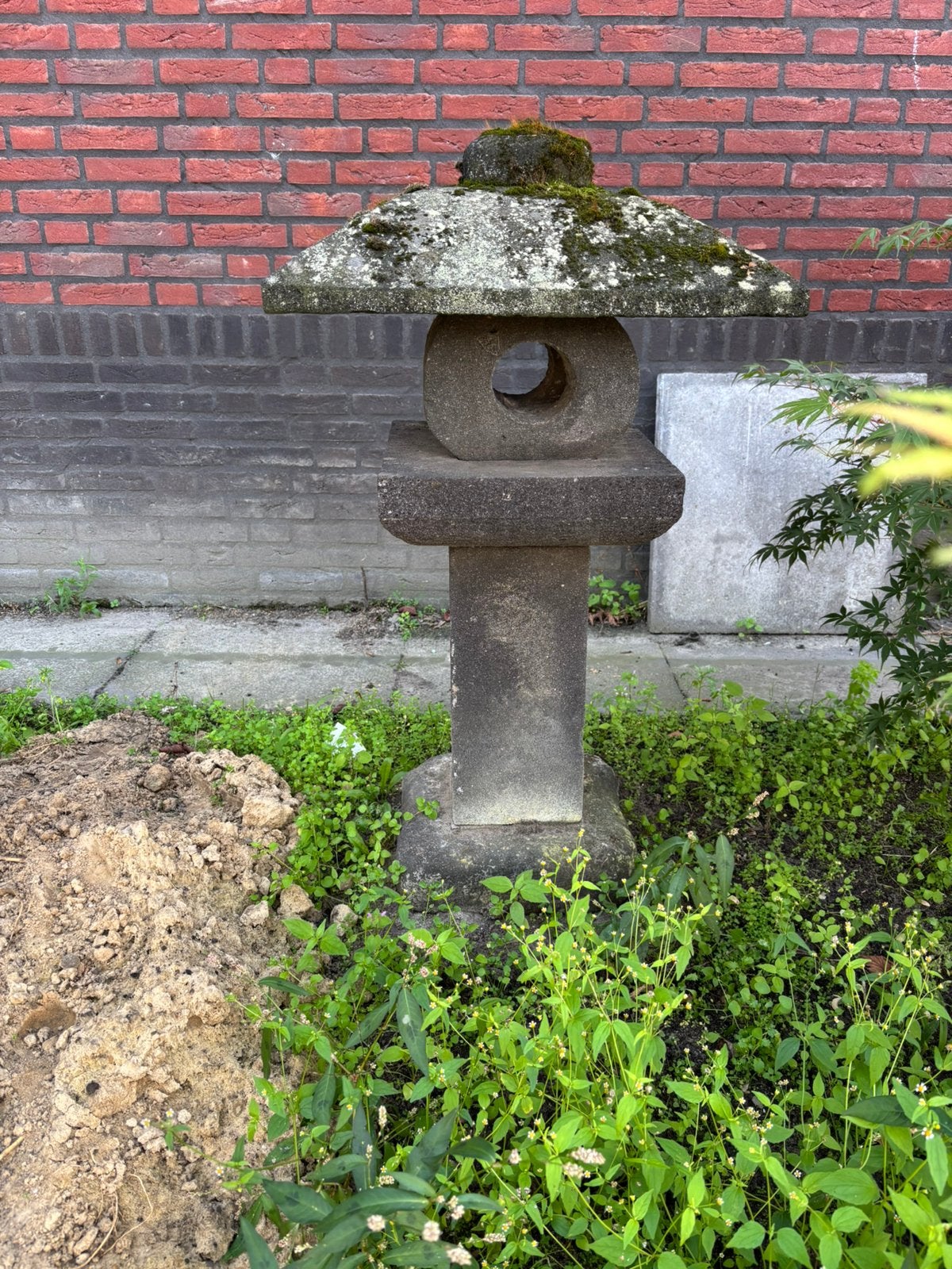 Japanse pagode tuinbeeld, Ophalen, Zo goed als nieuw, Steen
