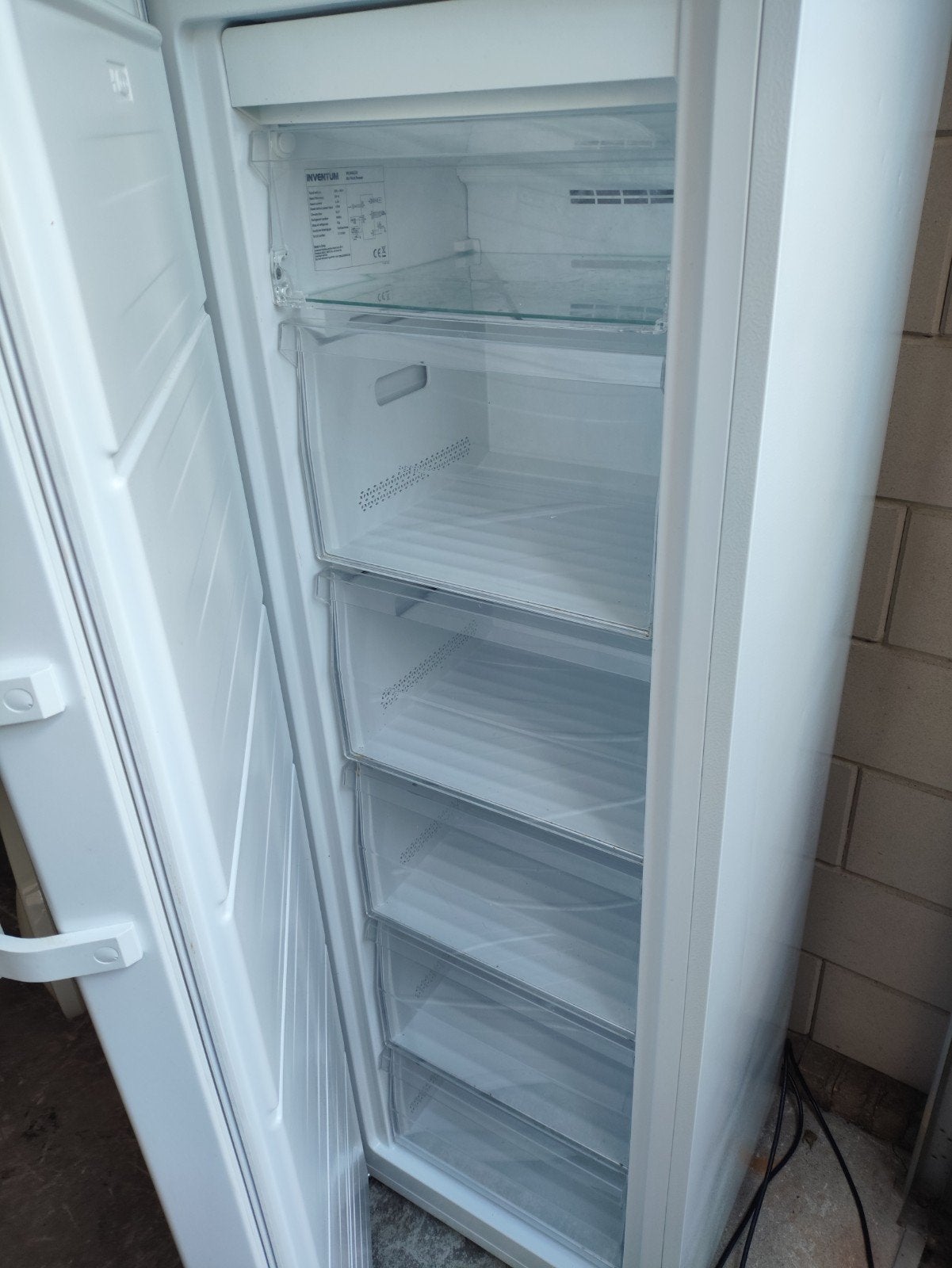 Inventum VR1680/02 No Frost – ALS NIEUW – prijs €275., Minder dan 60 cm, 160 cm of meer, Zo goed als nieuw, Energieklasse A of zuiniger