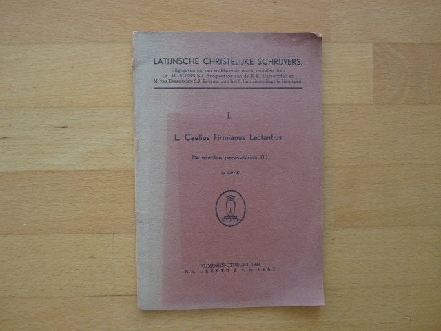 Latijnsche Christelijke schrijvers, 1934, Antiek en Kunst, Ophalen of Verzenden