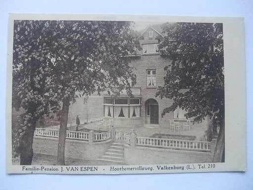 P273 Valkenburg - Pension J. van Espen, Verzamelen, Verzenden, 1920 tot 1940, Ongelopen, Limburg