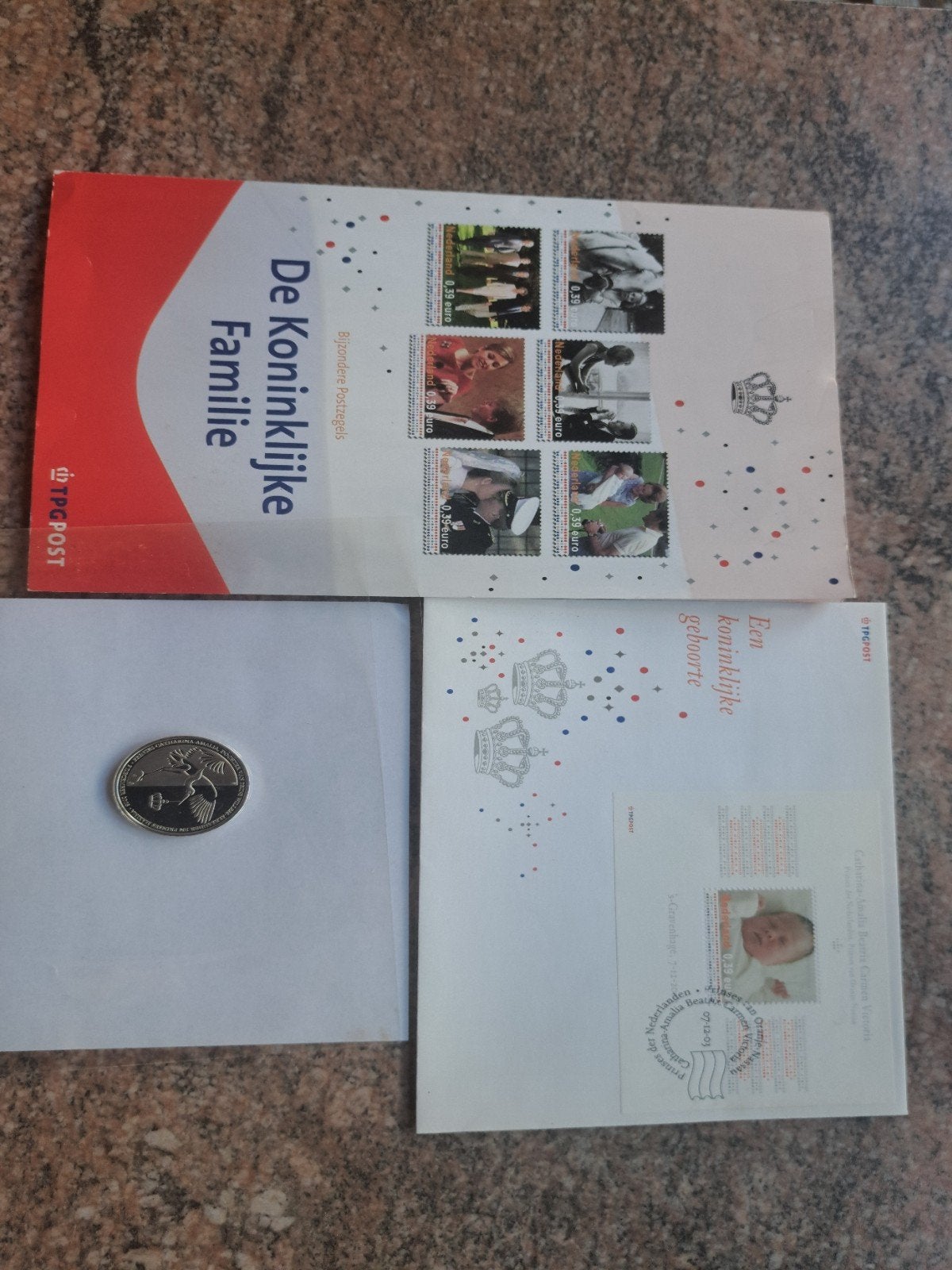 Munt en postzegelset Koninklijke Familie - Geboorte Amalia, Ophalen, Setje, Koningin Beatrix, Overige waardes