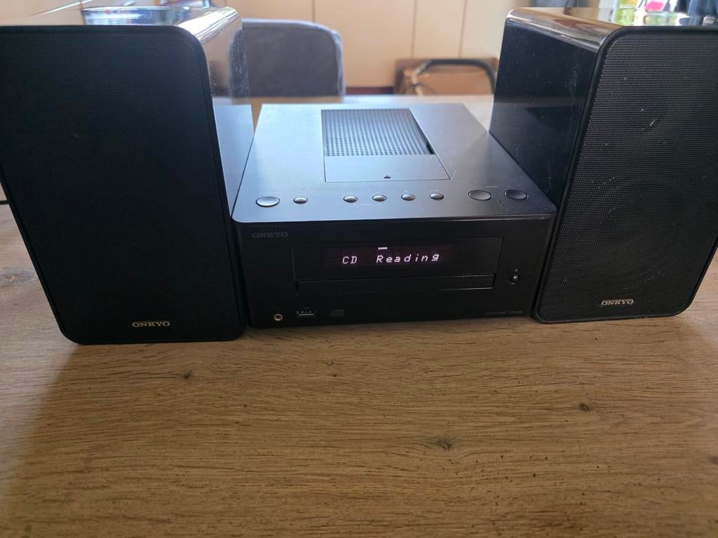 Onkyo CR-245 Microset met CD-speler en speakers, Zo goed als nieuw, Microset, Cd-speler, Ophalen