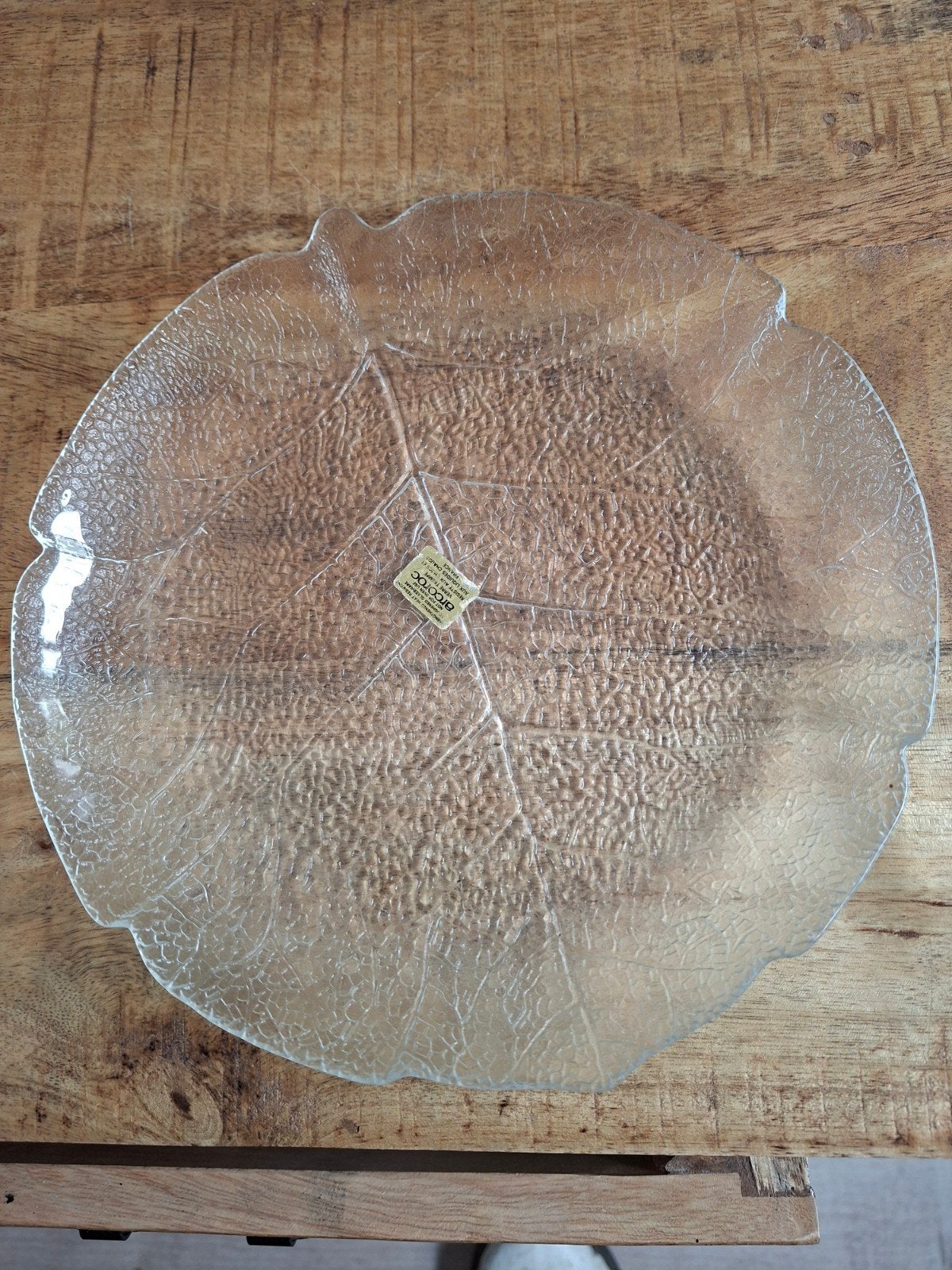 mooi glazen schaaltje, Ophalen, Zo goed als nieuw, Rond, Glas