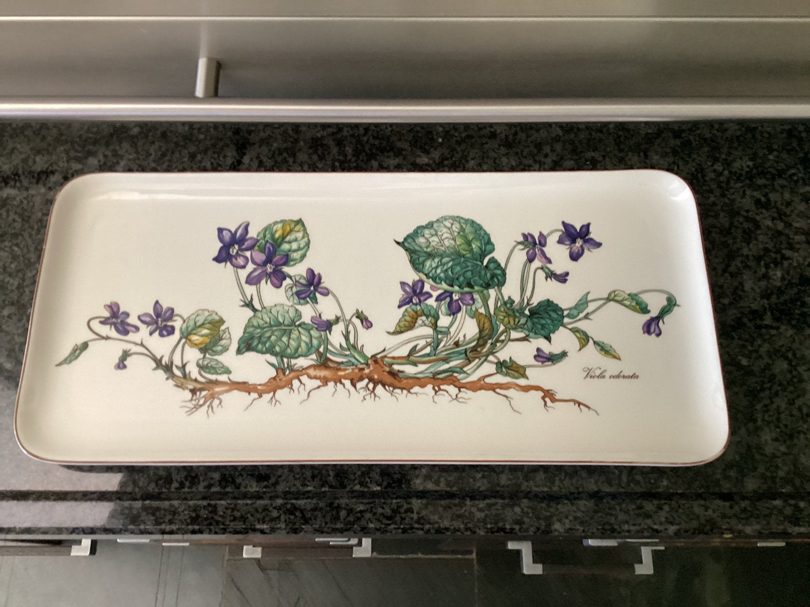 Cake schaal villeroy en Boch Botanica, Huis en Inrichting, Keuken | Servies, Ophalen of Verzenden, Zo goed als nieuw