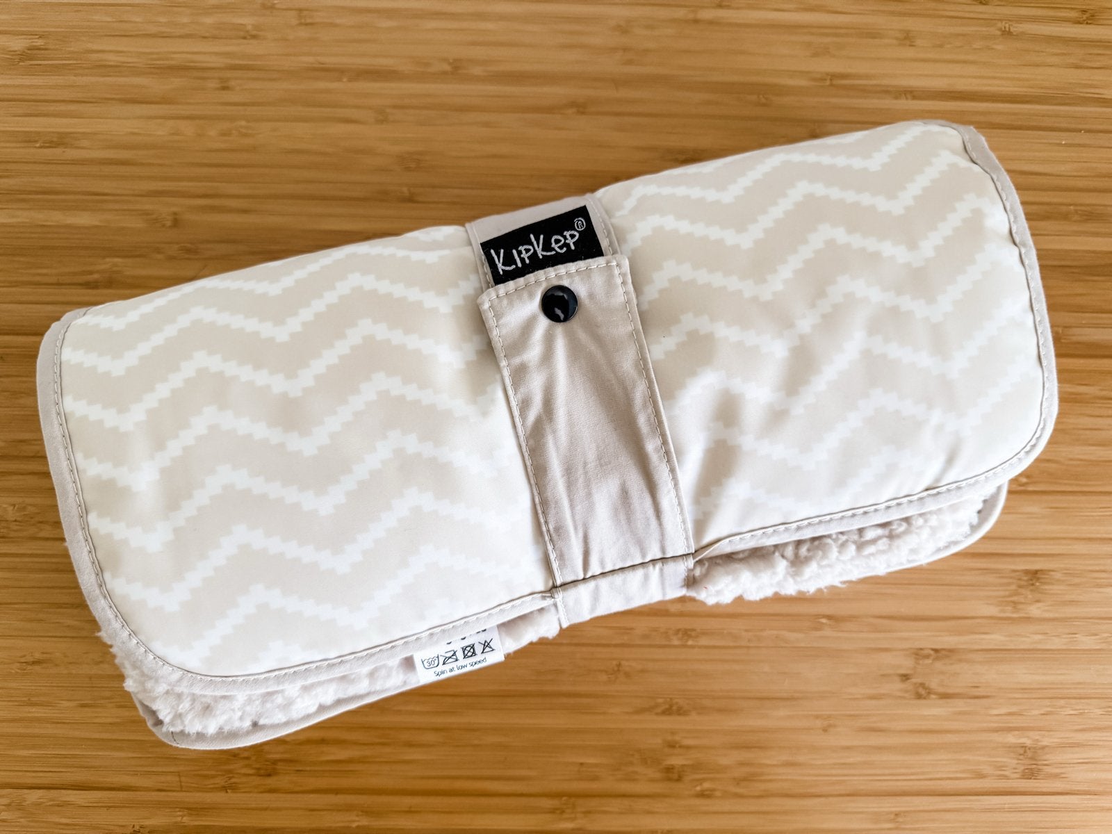 KipKep Napper verschoningsmatje - Beige met zigzagpatroon, Ophalen, Nieuw, Overige typen