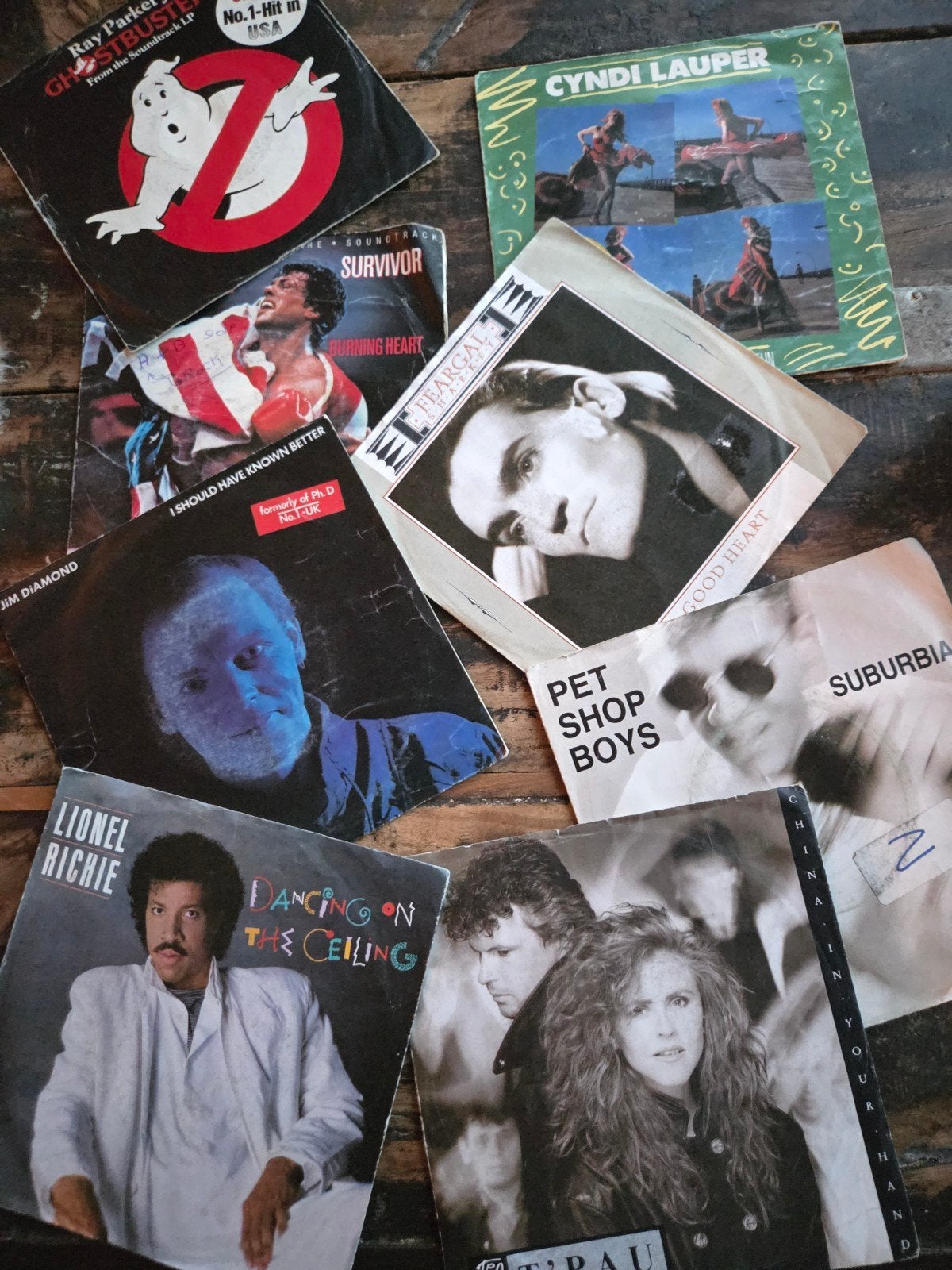8x Vinyl Singles Jaren '80 - Pop Klassiekers, Gebruikt, 7 inch, Ophalen of Verzenden, Pop