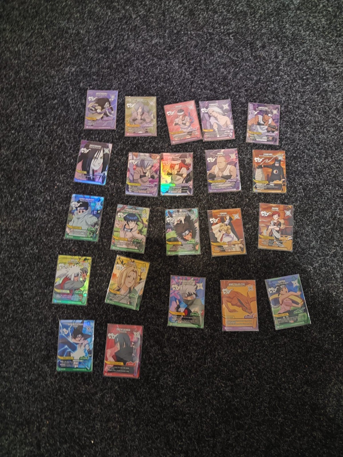 Naruto 2 edition mythos tcg, Ophalen of Verzenden, Nieuw, Meerdere kaarten, Foil