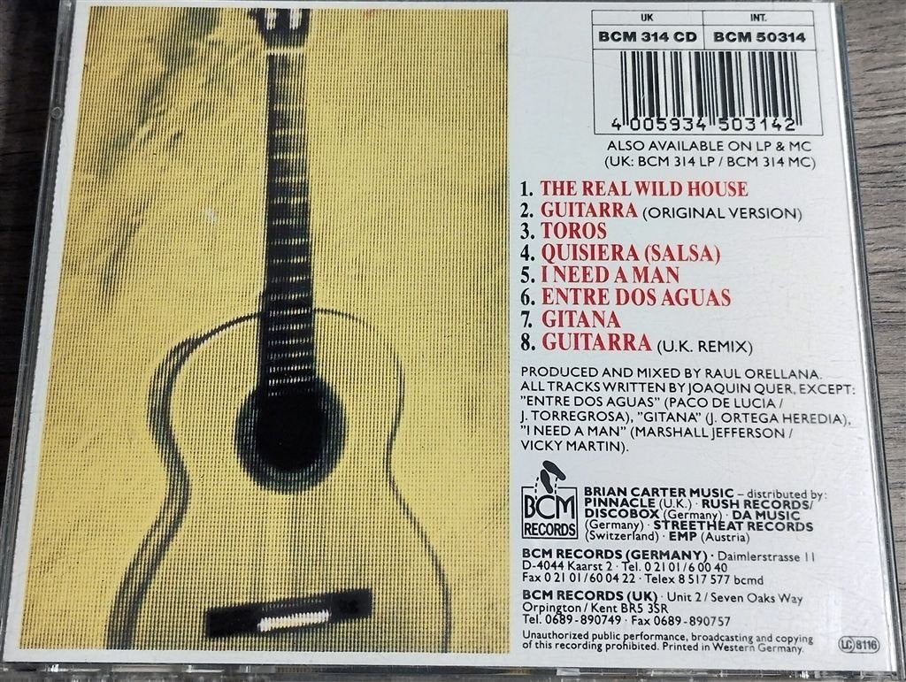 Raul Orellana - Guitarra The Album, Ophalen of Verzenden, Zo goed als nieuw, Disco