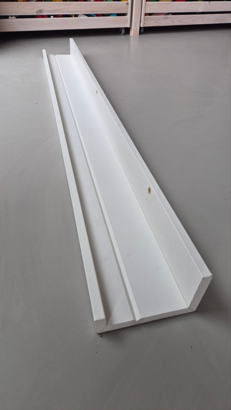 IKEA RIBBA Fotolijstplank Wit - 115 cm, Ophalen of Verzenden, Gebruikt
