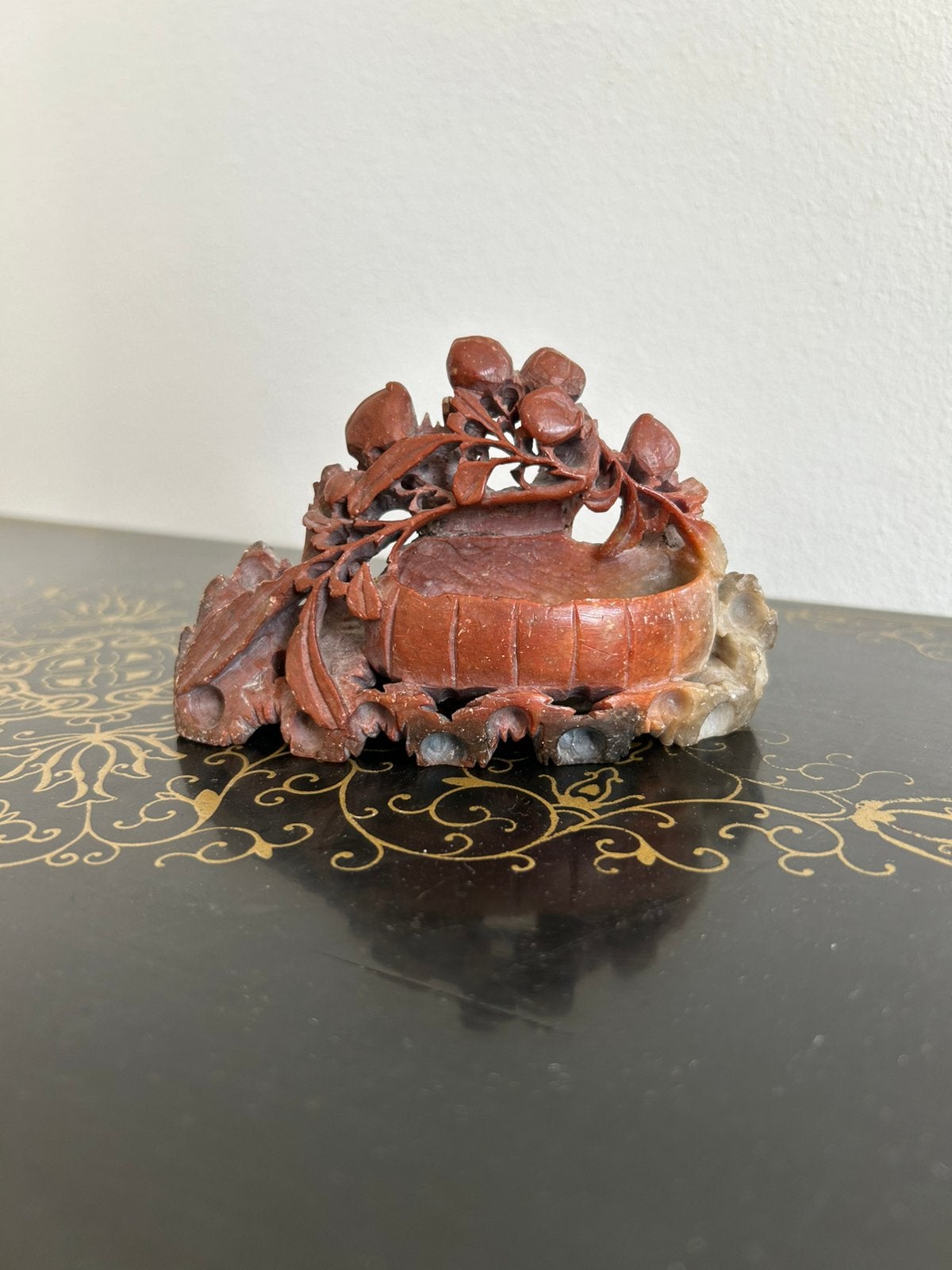 Chinese spekstenen penseelwaspot, Antiek en Kunst, Ophalen of Verzenden